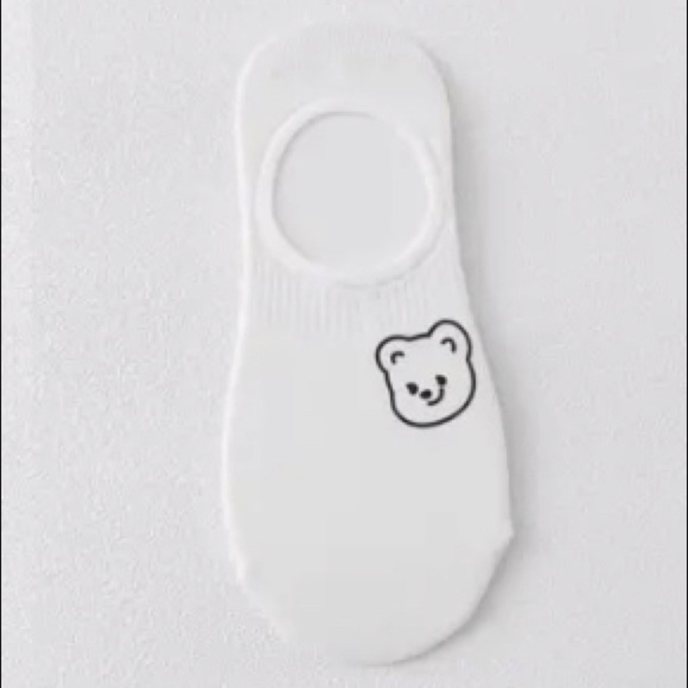 3/$35 | Cute White Bear Boat Socks